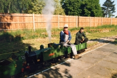 Titan sitting at Orchard Hill Station on the last Queen Mary's Fete Day, May 1997