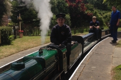 850 Nelson in steam at Ingfield Central station