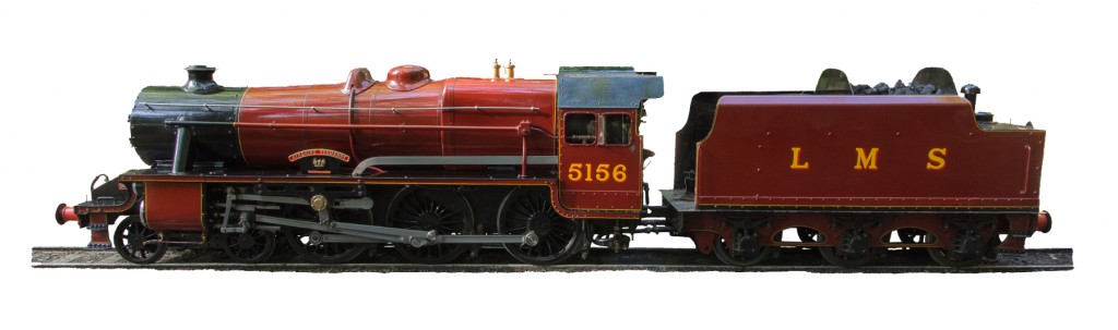 Photograph of the steam locomotive 5156 Ayrshire Yeomanry.